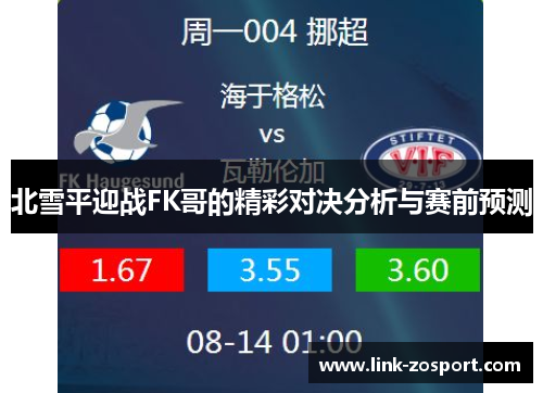 北雪平迎战FK哥的精彩对决分析与赛前预测